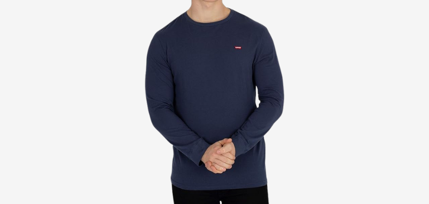 Levi's Long-Sleeve T-Shirt für 20€ - 100% Bio-Baumwolle, Größe XS bis 2XL 