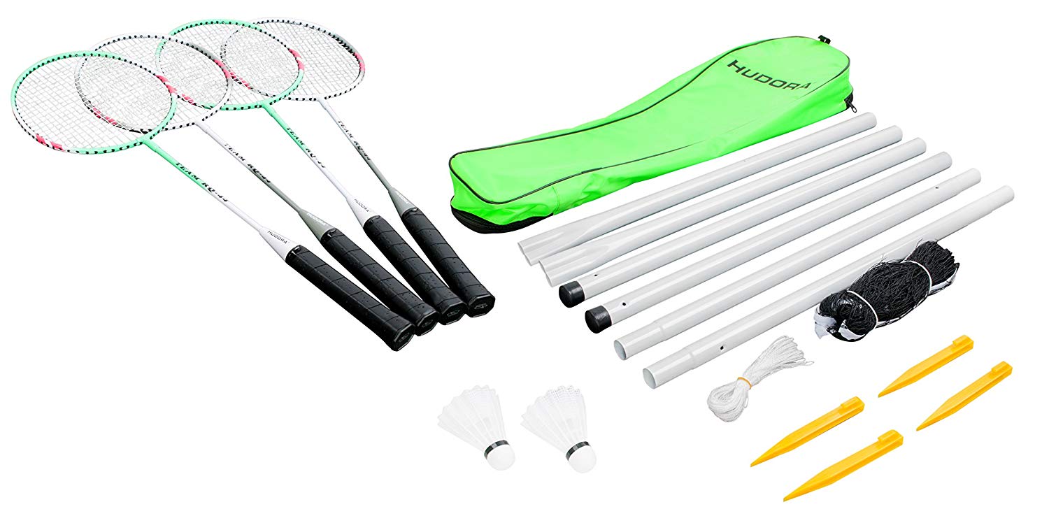 Badminton-Set Hudora Team HD-44 für 8,93 EUR