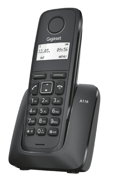 Gigaset A116 für 7€ - schnurloses Analogtelefon