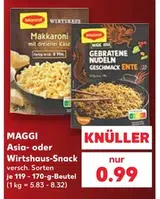 MAGGI Asia oder Wirtshaus Snacks für nur 85 Cent