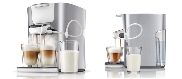 Philips Senseo HD7857/20 für 129€ - Latte Duo-Kaffeepadmaschine, Perlmuttsilber / weiß *UPDATE*