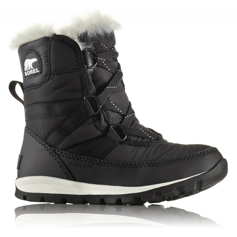 59% Nachlass auf Sorel Whitney Short Lace Boot (1767401) black/sea salt