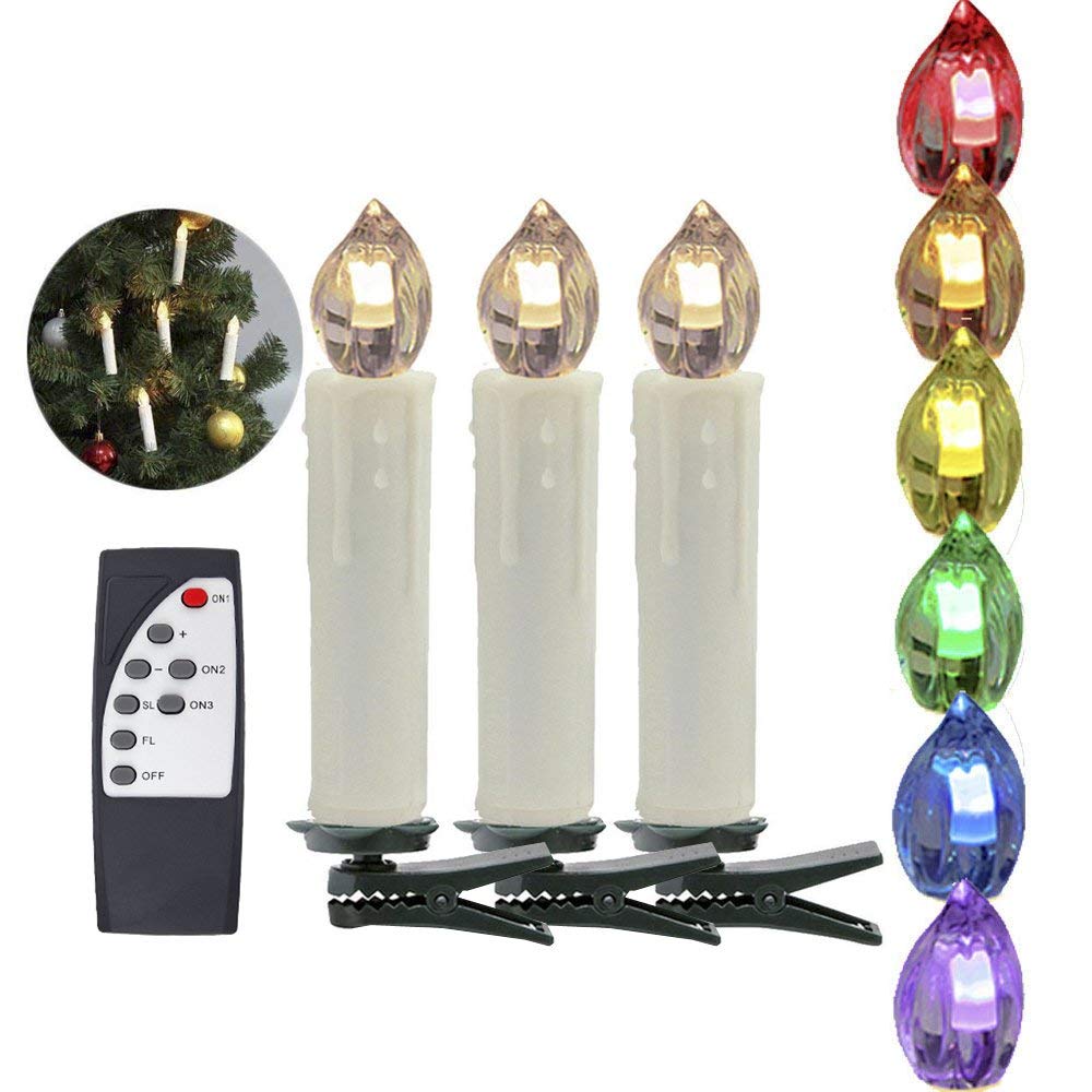 10/20/30 LED Kerzen für den Weihnachtsbaum (-40%)