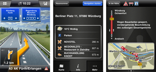 iPhone App Navigon Europe für 50€