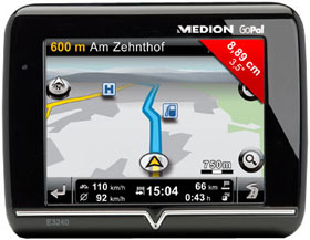 Medion E3240 für 56€ - 3,5" Navi mit TMC und Europakarten