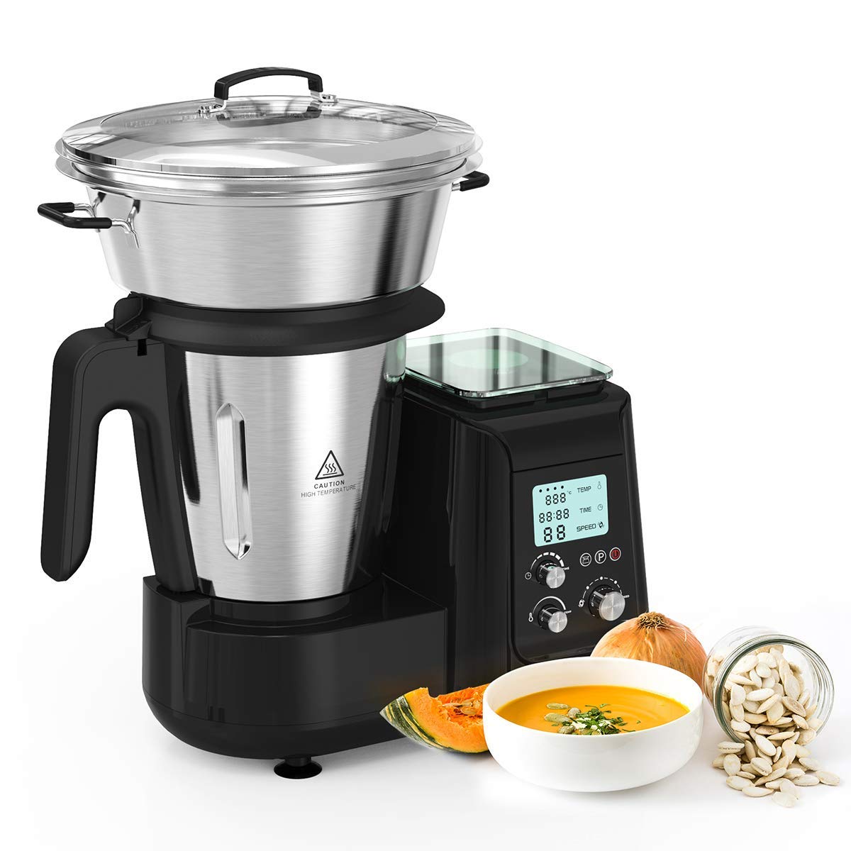 Küchenroboter, multifunktion Küchenmaschine, Standmixer uvm. mit 800W