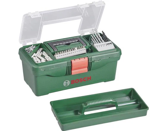 Bosch Werkzeugkasten für 15€ – 59-teilig mit Bohrer- und Bit-Set