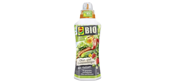 Compo Bio Obst- und Gemüsedünger für 5€ - 1 Liter natürlicher Flüssigdünger