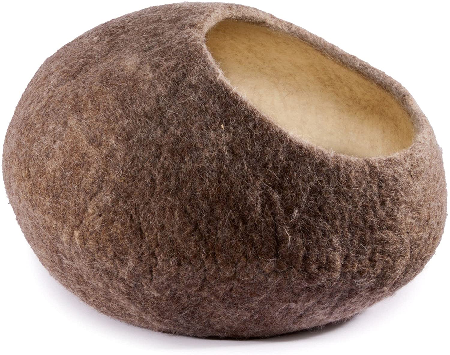 Amazon Coupon+Gutschein-Kombinieren: Filz Katzenhöhle aus 100% Schafswolle