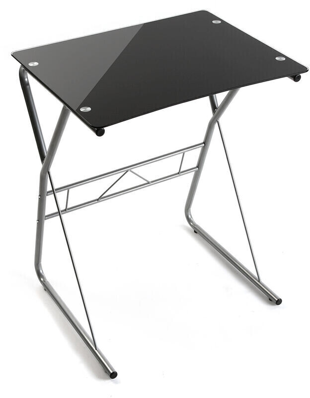 Versa Desk Laptoptisch Black Glas und Metall mit 51% Rabatt