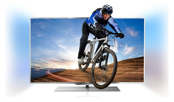 Philips 46PFL7007K/12 Ambilight 46″ 3D-LED-TV mit triple Tuner, CI+, WiFi und Smart TV für 999€