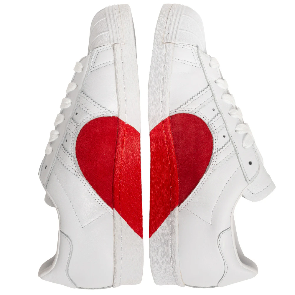 adidas Originals Superstar 80s Half Heart Damen Sneaker CQ3009