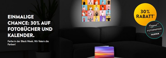 30% Rabatt auf Fotobücher und Kalender bei myFujifilm