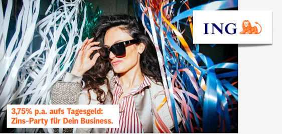Zins-Party für euer Business! 💼 ING Business Extra-Konto mit 3,75% p.a. Zinsen 📈