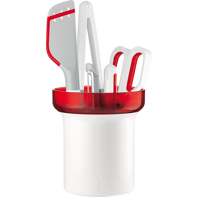 Guzzini Küchenutensilien-Set CUCINA rot 5tlg mit 36,64€ Rabatt