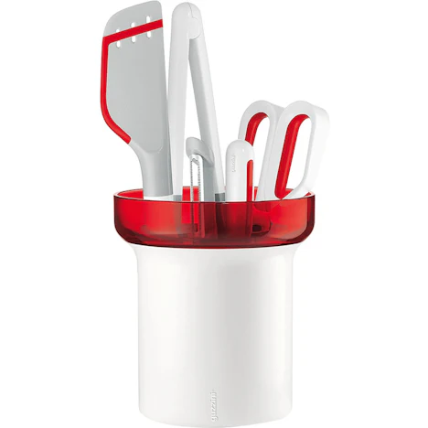 Guzzini Küchenutensilien-Set CUCINA rot 5tlg mit 36,64€ Rabatt