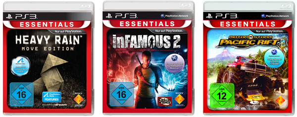 PS3 Essentials (neuer Name der Platinum-Serie) für 15,99€
