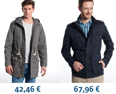 Kaufhof Sale + 15% auf Herrenjacken - Esprit Parka für 48€