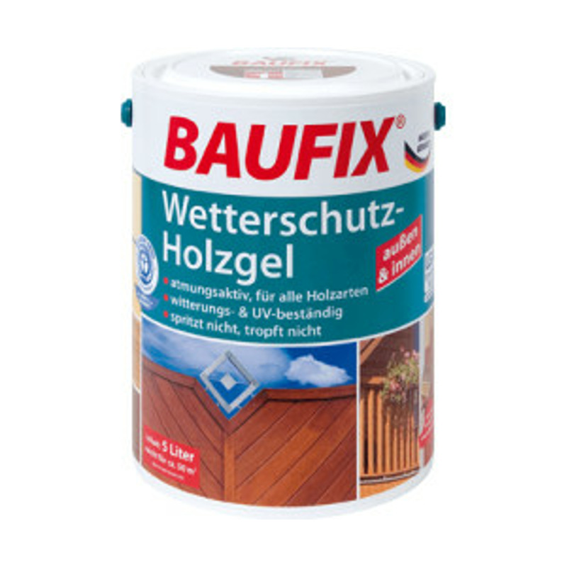 Baufix Wetterschutz-Holzgel 5 l nussbaum für 20,81€