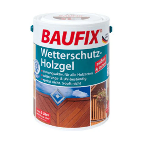 Baufix Wetterschutz-Holzgel 5 l nussbaum für 20,81€