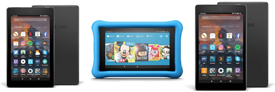 Amazon Fire Tablets zum Schnäppchenpreis - z. B. Fire 7 (2017) für 45€