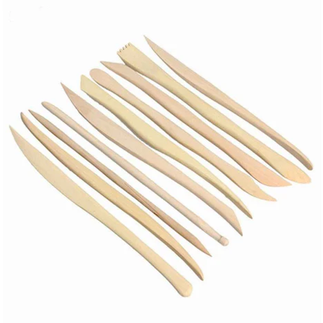 10pcs Keramik Modellierung Boxwood Sculpey Skulptur Ton Werkzeuge