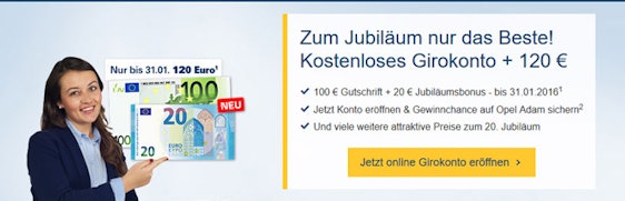 Kostenloses Girokonto bei der 1822direkt mit 120€ Prämie *UPDATE*