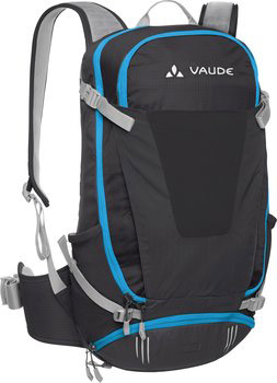 VAUDE MTB-Rucksack Moab 16 für 50€ - 16 l, Helmfach, Pumpenhalter, Organizer im Hauptfach