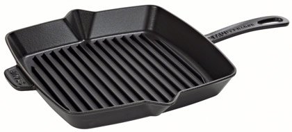 Staub Grillpfanne aus Gusseisen (26 x 26 cm) für 60€
