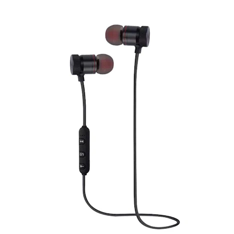Drahtlose Sports Magnetic Kopfhörer Bluetooth 4.1 Metall Laufen Jogging Earbuds Micorphone Line Control