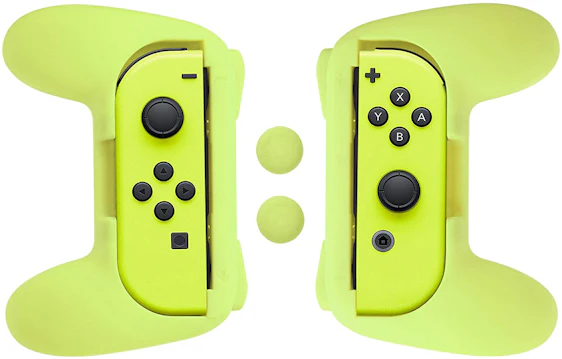 AmazonBasics - Schutzhüllen-Kit für Joy-Con-Controller für die Nintendo Switch, Neongelb