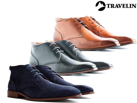 Travelin' Gatwick Herren-Lederschuhe für 75,90€