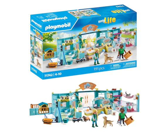 🐶 PLAYMOBIL City Life 9275 – Tierhotel "Pfötchen" zum Top-Preis bei Amazon! 🐱