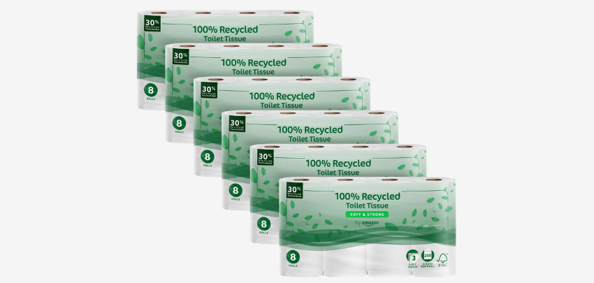 nicht verpassen 🧻 48 Rollen Toilettenpapier Recyelt nur 15€ (2,48€ pro Pack)