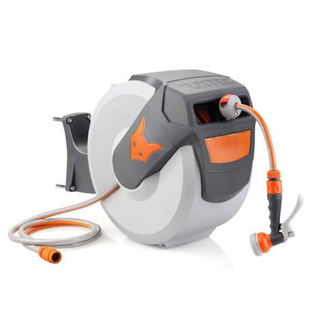 Fuxtec FX-WSA20 Wasserschlauchaufroller für 89€ - inkl. 20 Meter Gewebeschlauch