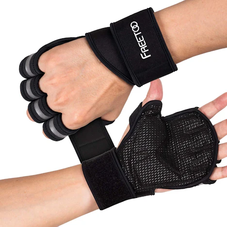 FREETOO Fitness Handschuhe Atmungsaktive rutschfeste Trainingshandschuhe für 11,19€