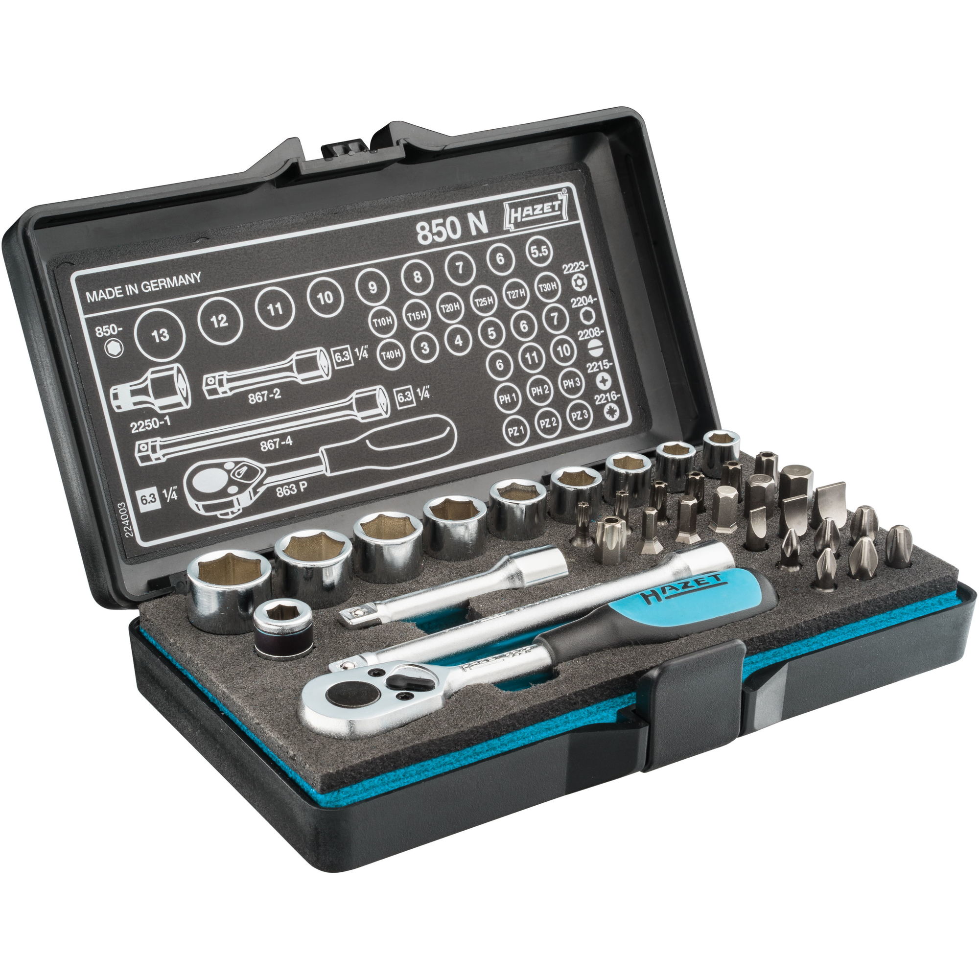 Steckschlüsselsatz HAZET HAZET Profi-Steckschlüssel- und Bitsatz für nur 69,89 EUR inkl. Versand
