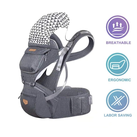 ooBebe - Babytrage/ Baby Carrier Neugeboren 4 in1- Bauchtrage