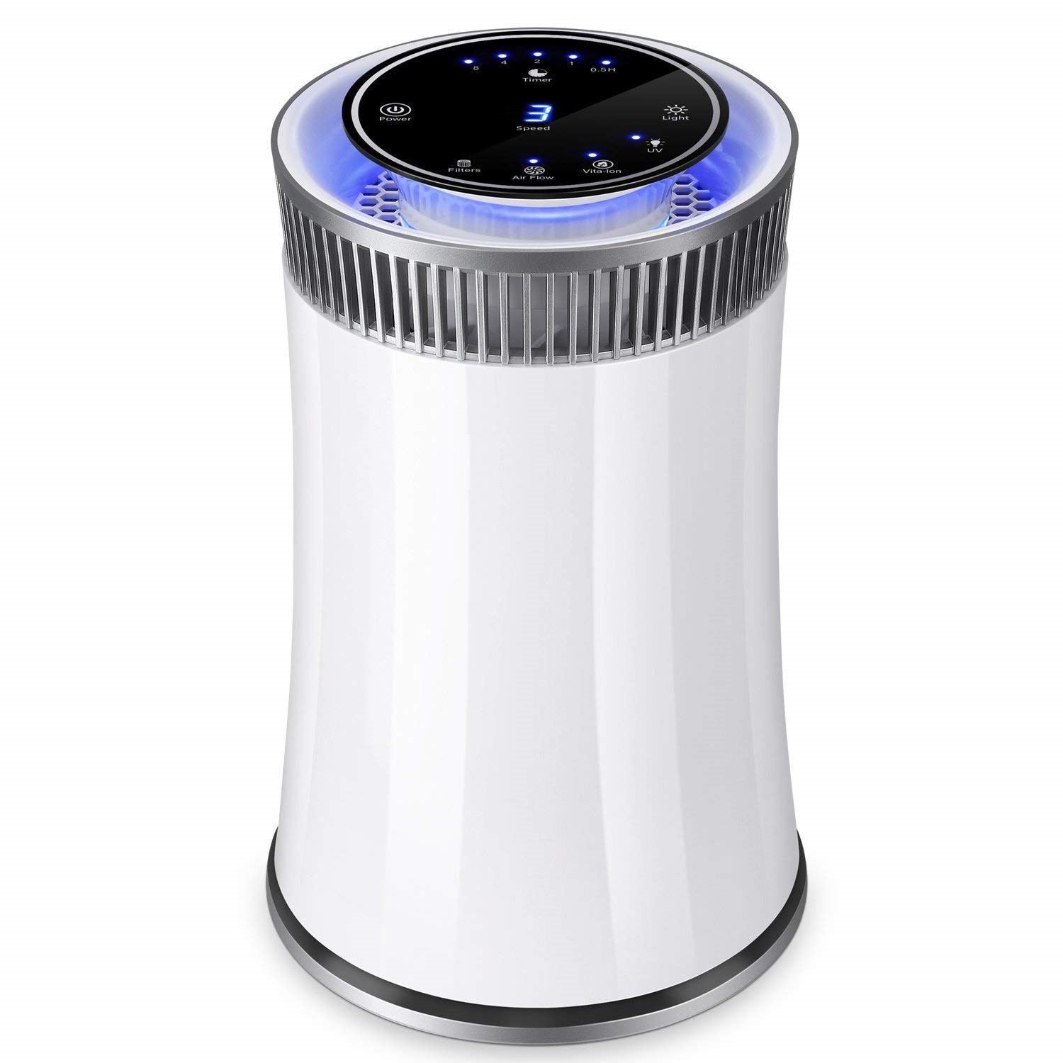 Luftreiniger Timer Air Purifier 5-Stufen-Filterung für 99,98% Filterleistung