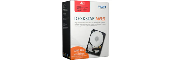 HGST Deskstar NAS 4TB für 100€ – NAS-Festplatte mit 7.200 U/min