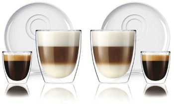 Philips Saeco HD7015 für 18€ - doppelwandige Cappucino- und Espresso-Gläser