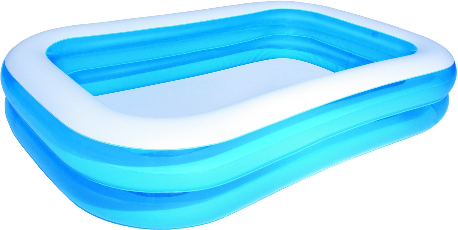 Bestway Family Pool für 12€ - mit einer Größe von 262 x 175 x 51 cm