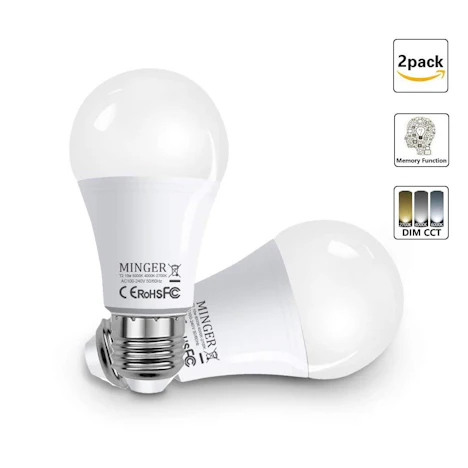 3 in 1 MINGER 3 Farbe A19 10W 6000K / 4000K / 2700K