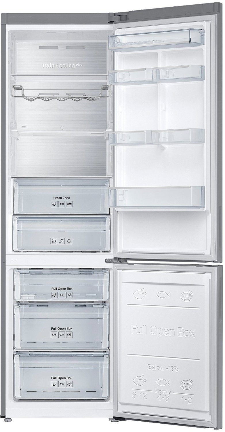 Samsung RB37J5249SSEF Kühl-Gefrier-Kombination für 739€ - A+++, 201 cm Höhe, 173 kWhJahr, 267 L Kühlteil, 98 L Gefrierteil