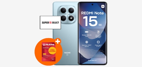 Xiaomi Redmi Note 15 5G – 📱💫 im 35GB & McAfee o2-Tarif nur 10€/Monat