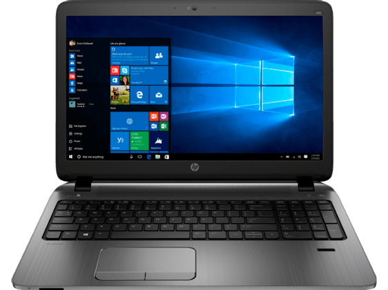 HP ProBook 450 (X0Q28ES#ABD) für 402€ - 15" Notebook mit FullHD-Display, i5-6200U, 4GB RAM, 500GB, Wlan ac, Wartungsklappe und Windows 10 #vorbei