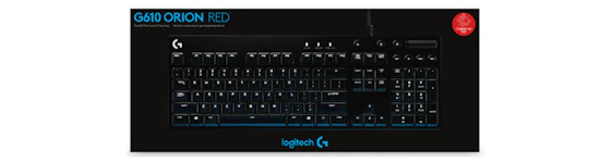 Logitech G610 Orion Red Gaming-Tastatur für 50€ - beleuchtet, mechanische Cherry MX Red Tasten