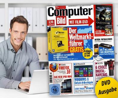 Jahresabo von Computer Bild + DVD (26 Ausgaben) für 49,90€