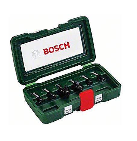 Bosch DIY 6tlg. Fräser-Set HM (Ø 8 mm) für 14,99 EUR