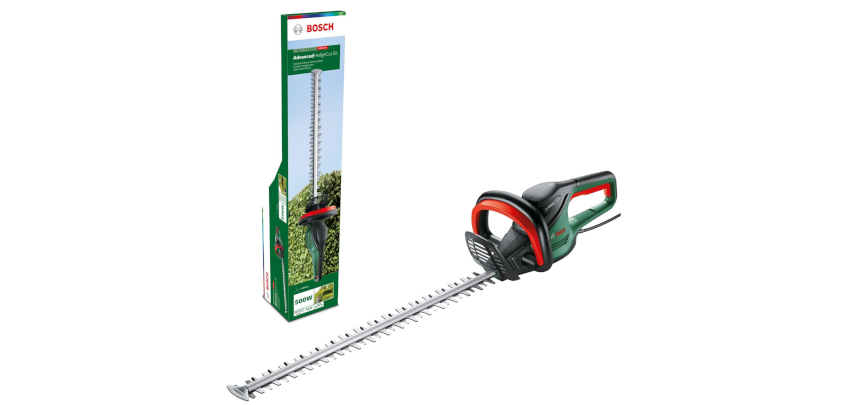 Bosch AdvancedHedgeCut 65 für 127€ - Heckenschere mit 500 Watt, Messerlänge von 65 cm, für große Hecken